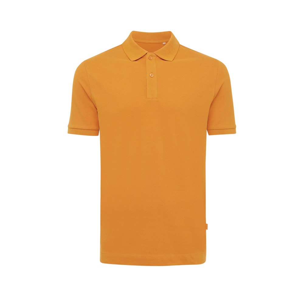 IQONIQ Yosemite gerecycled katoen pique polo - sundial oranje (± PMS 16-1148TCX)
