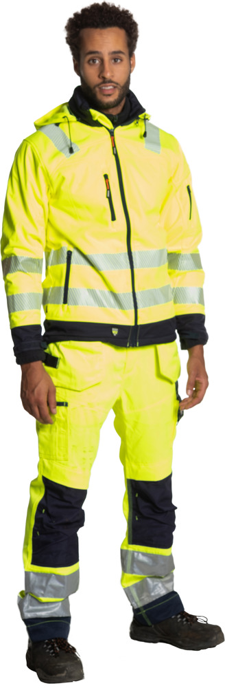 GREGOR HIGH VIZ SOFTSHELL JAS