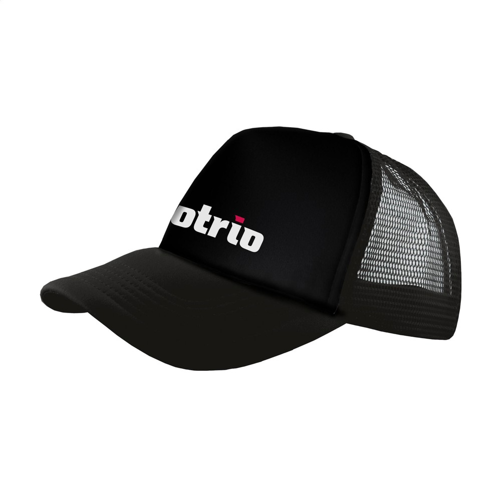 Trucker pet - zwart/zwart (± PMS Black)