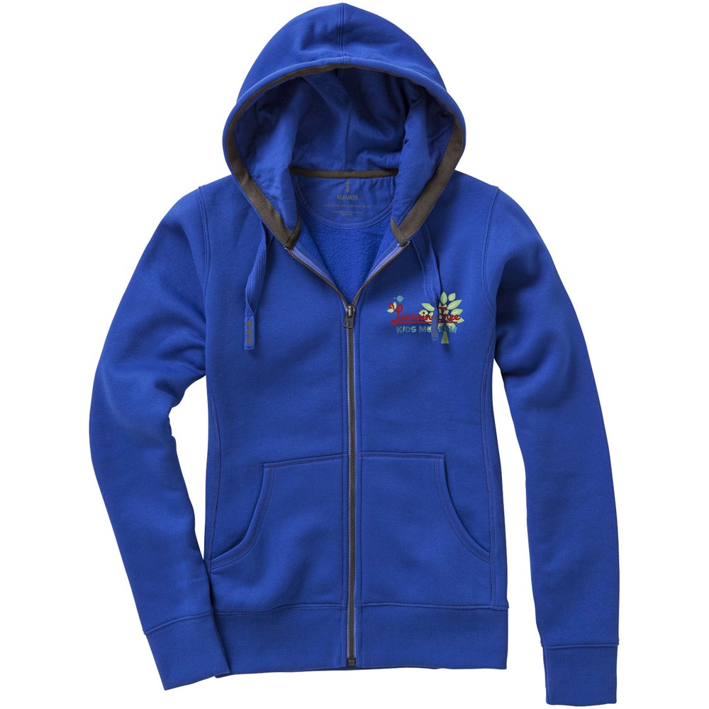 Arora dames hoodie met ritssluiting