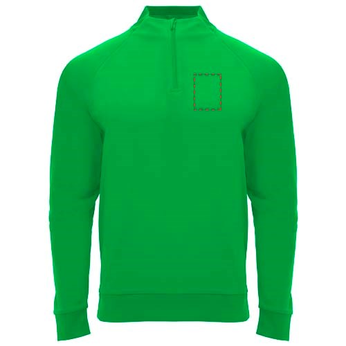 Epiro unisex sweatshirt met lange mouwen en kwartrits