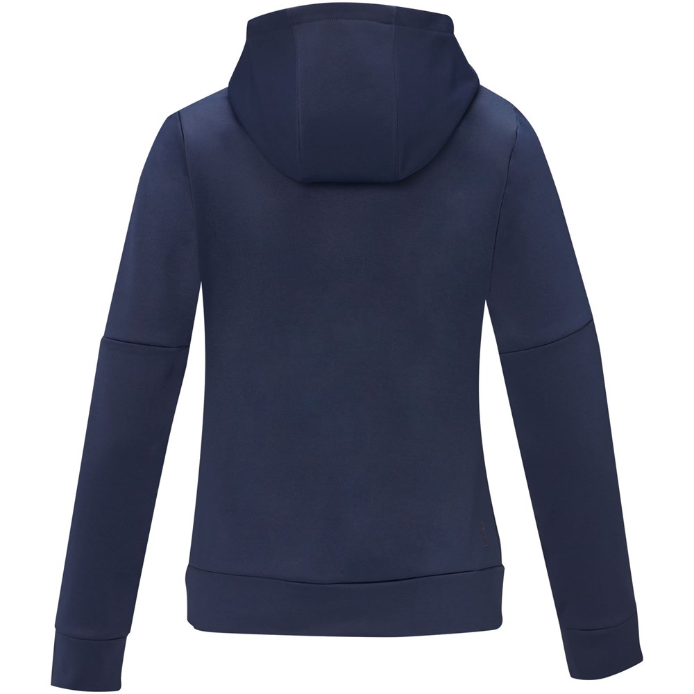 Sayan anorak dames sweater met halve rits en capuchon