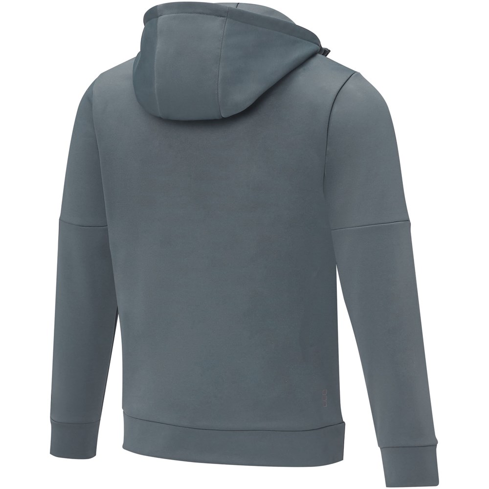 Sayan anorak heren sweater met halve rits en capuchon