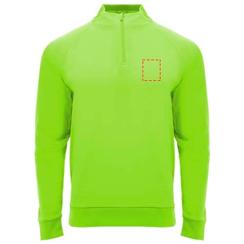 Epiro sweatshirt met lange mouwen en kwartrits voor kinderen