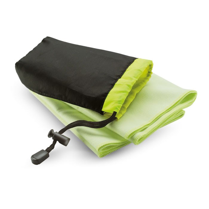 DRYE - Sporthanddoek in nylon zak - groen