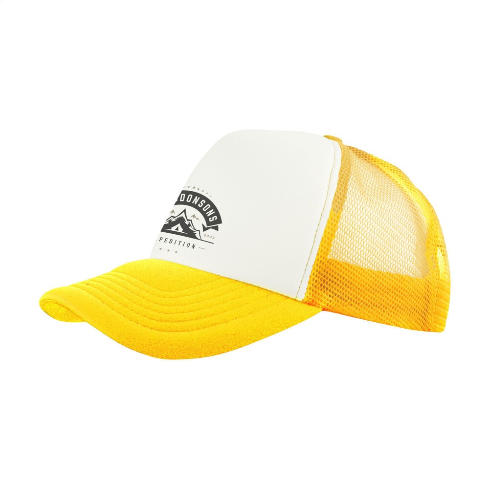 Trucker pet - geel (± PMS Yellow)