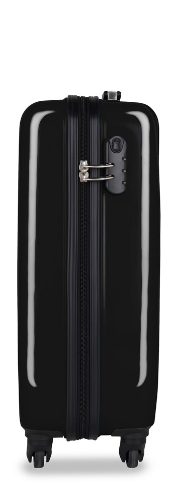 Handbagagekoffer (55 cm) zwart - met gepersonaliseerde sticker en individuele namen