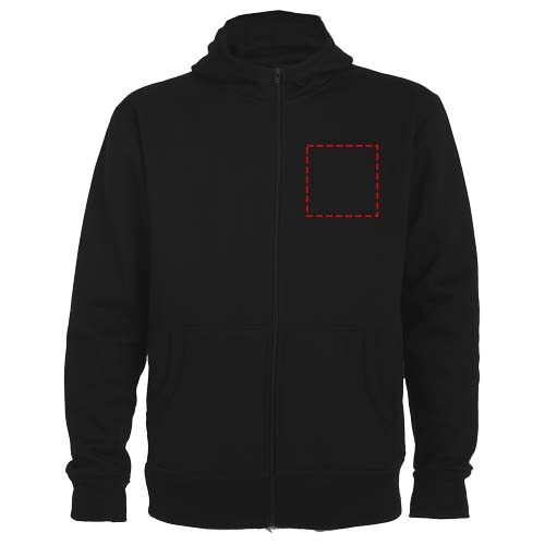 Montblanc unisex hoodie met volledige rits