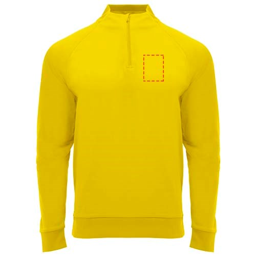 Epiro unisex sweatshirt met lange mouwen en kwartrits