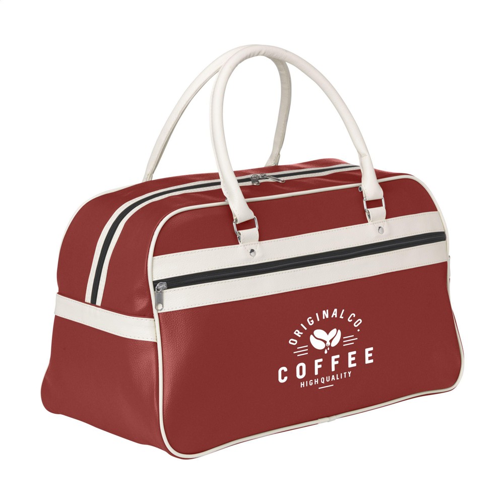 RetroSport sporttas - rood/wit (± PMS 187)