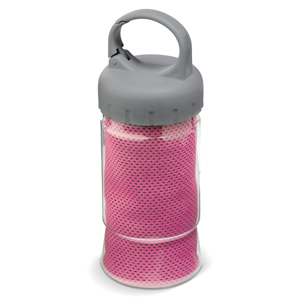 Fitness handdoek 30x90 cm - Donker Roze