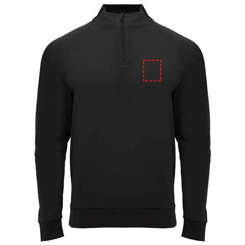 Epiro sweatshirt met lange mouwen en kwartrits voor kinderen