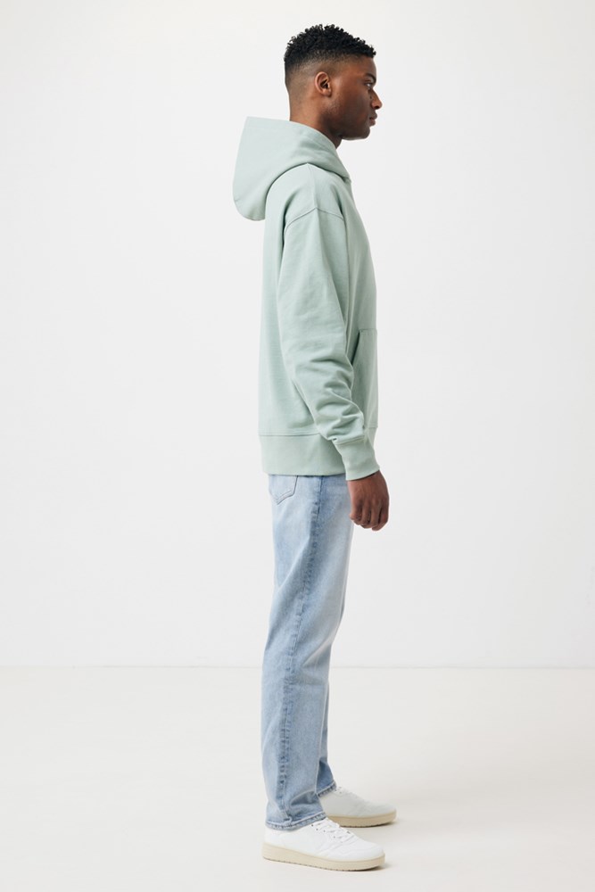 Iqoniq Yoho gerecycled katoen relaxed hoodie