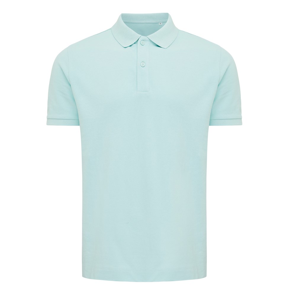 IQONIQ Yosemite gerecycled katoen pique polo - crushed mint (± PMS 12-5410 TCX)