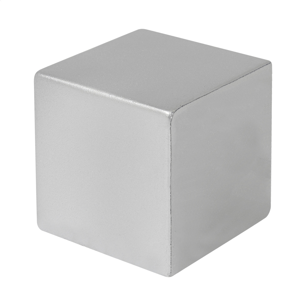 Cubix Shine - metallic antistress bal - zilver