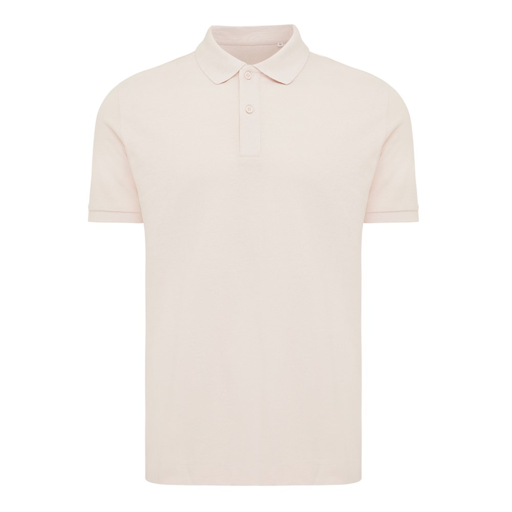 IQONIQ Yosemite gerecycled katoen pique polo - cloud pink (± PMS 11-1408 TCX)