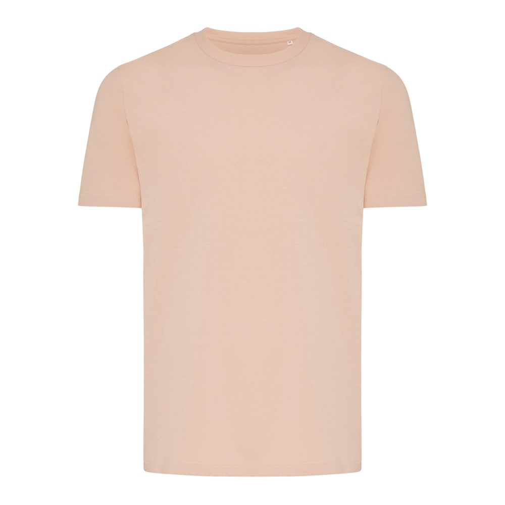 IQONIQ Brett gerecycled katoen t-shirt - peach nectar (± PMS 14-1314 TCX)