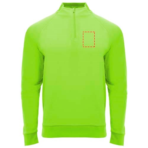 Epiro unisex sweatshirt met lange mouwen en kwartrits