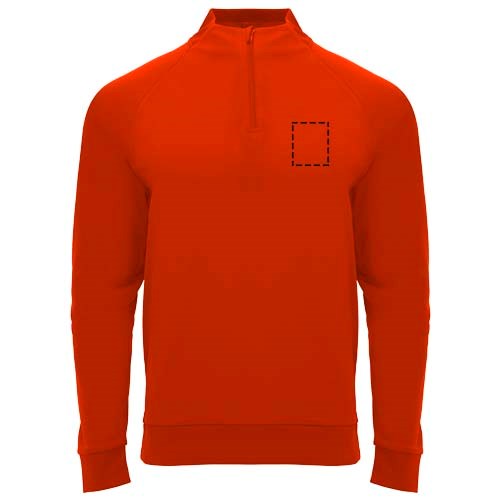 Epiro sweatshirt met lange mouwen en kwartrits voor kinderen