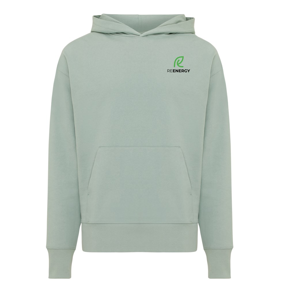 Iqoniq Yoho gerecycled katoen relaxed hoodie