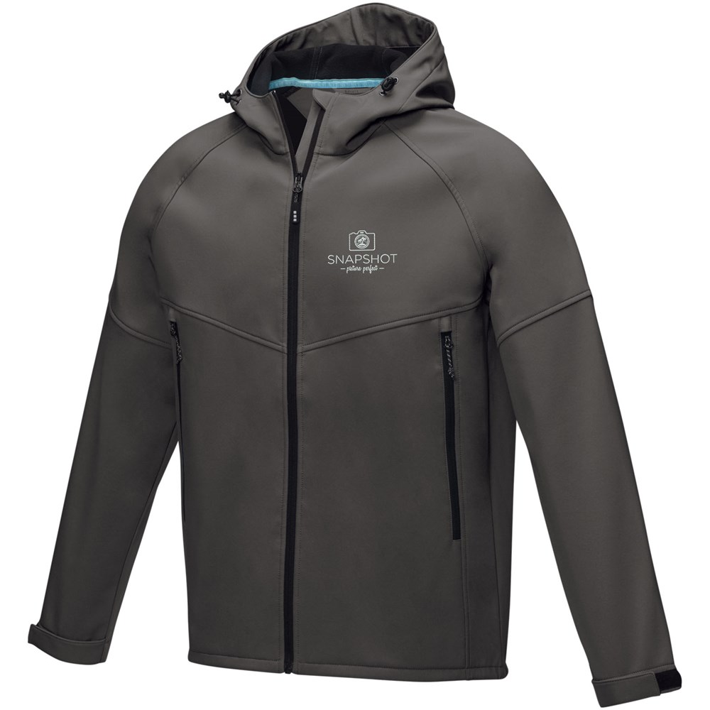 Coltan heren GRS-gerecycled softshell jack