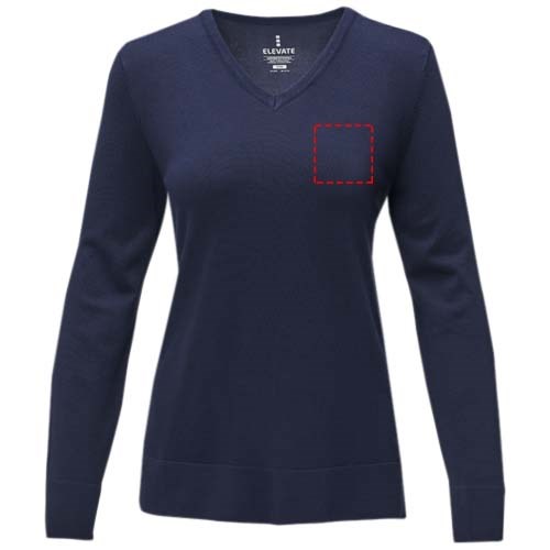 Stanton dames pullover met v-hals