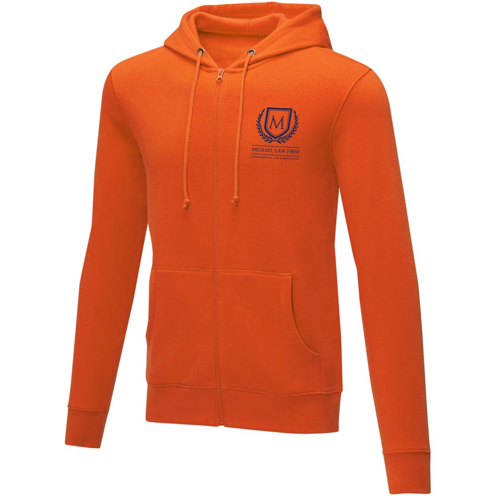 Theron heren hoodie met ritssluiting 