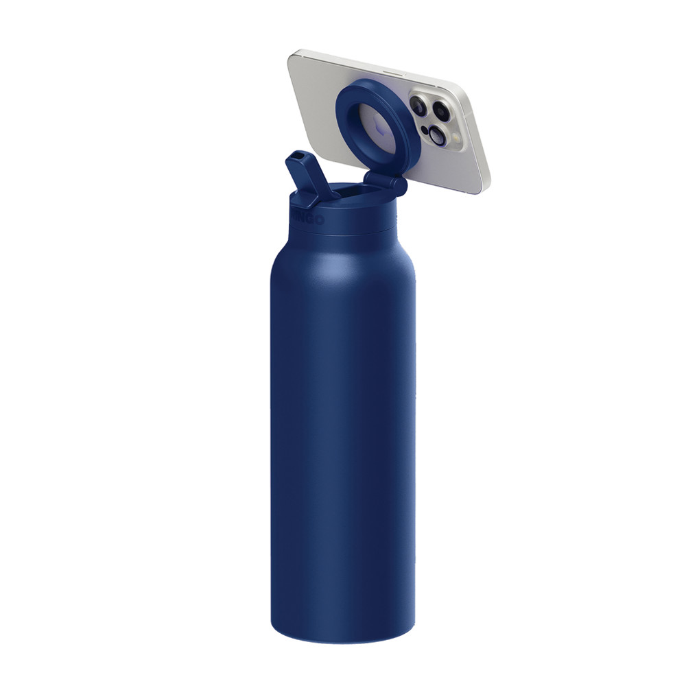 RINGO Pro MagSafe® Waterfles met Magnetic Booster Ring 710ML - blauw (± PMS 2756)