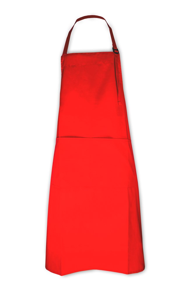 Schort - Wit - Rood