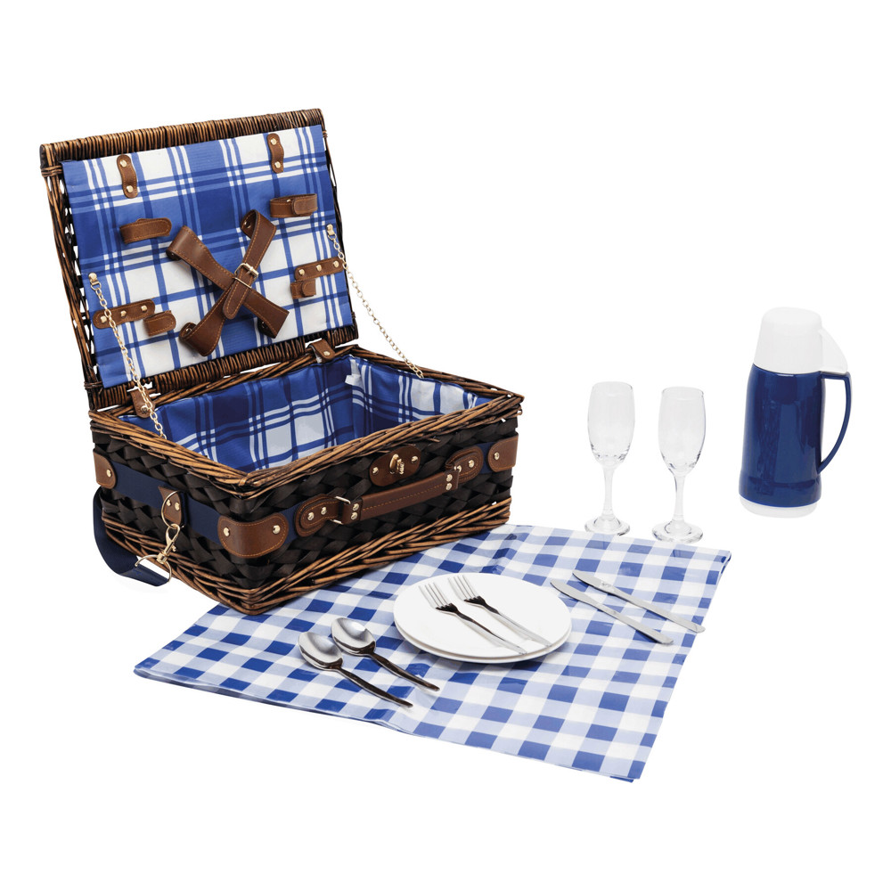 CENTRAL PARK - Picknickmand van riet