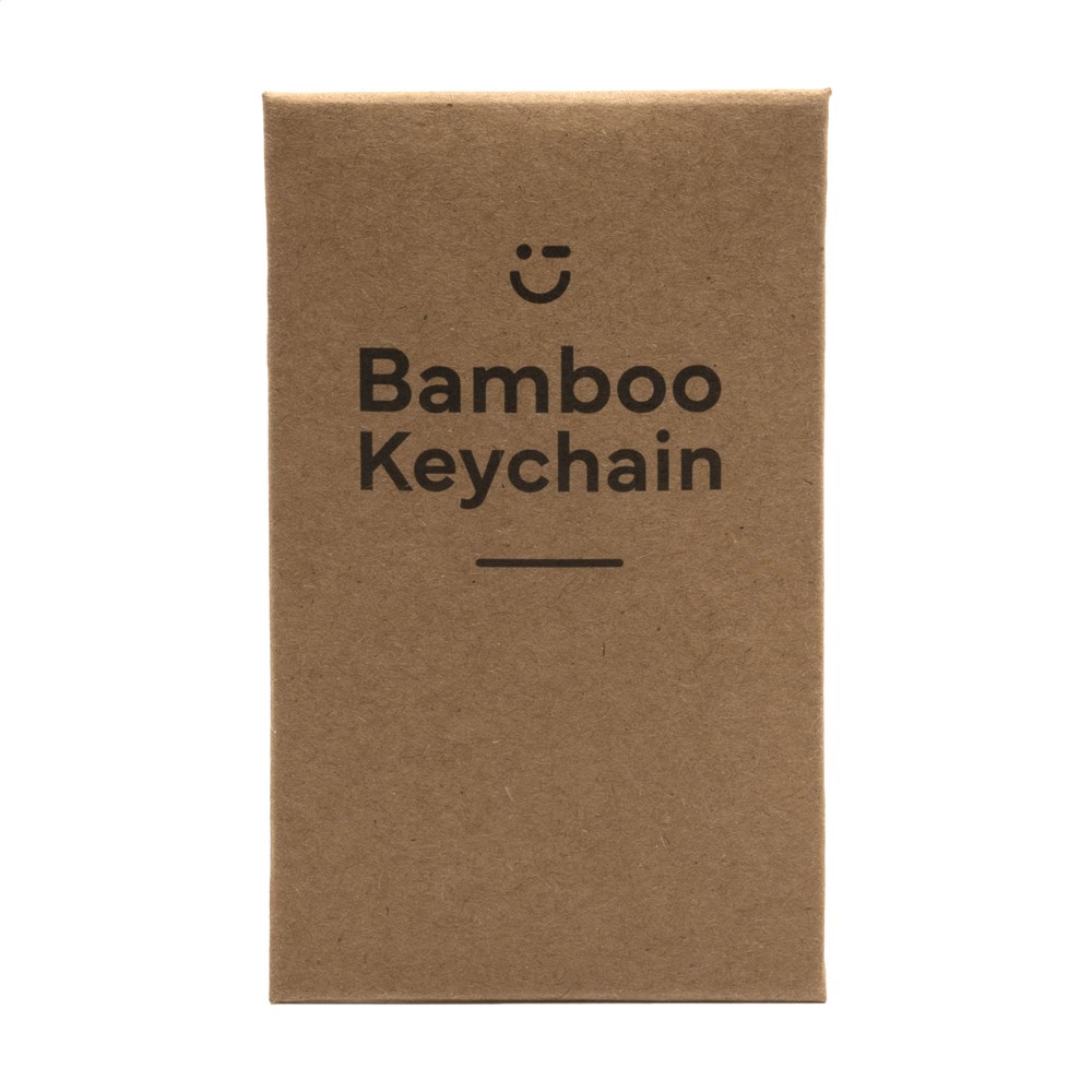 Bamboo Key Rectangle sleutelhanger