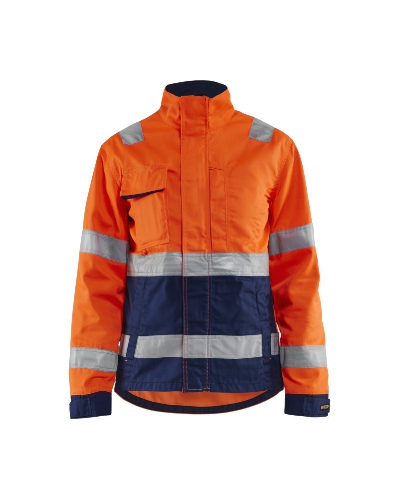 High Vis Oranje/Marineblauw (5389)