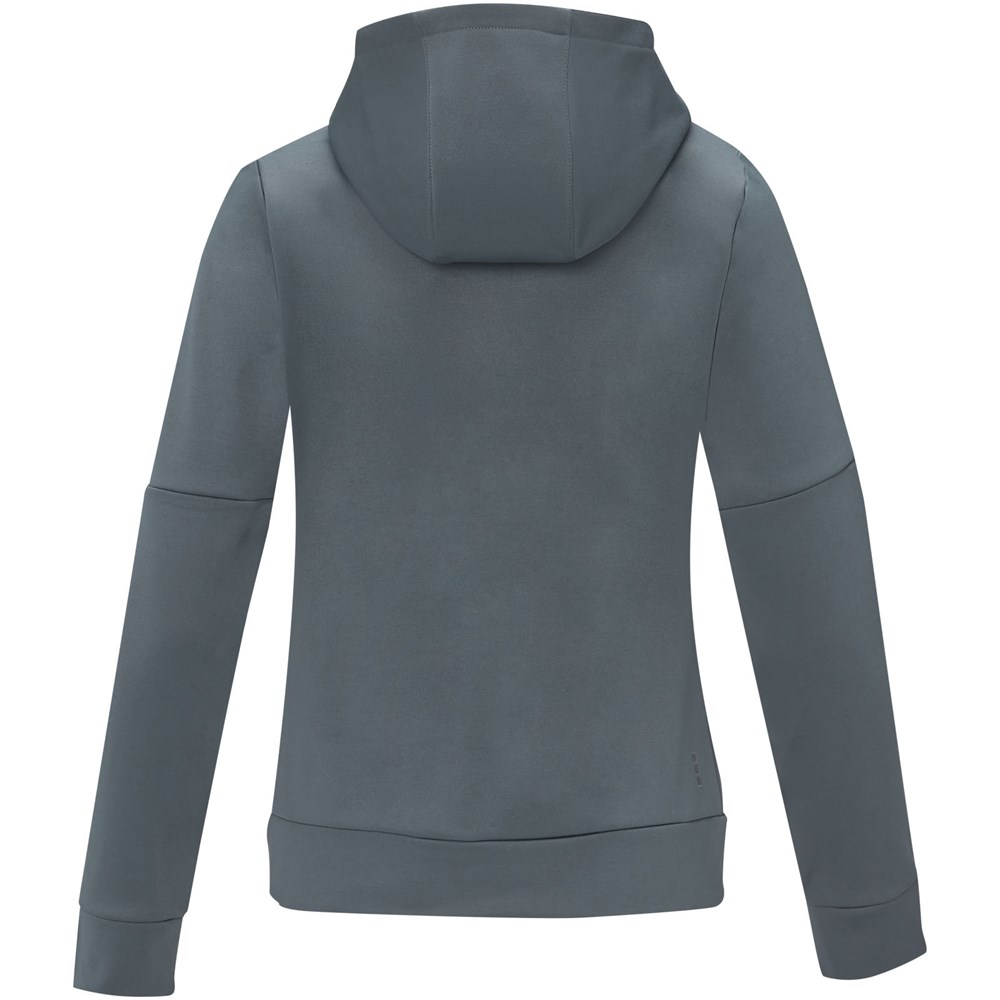 Sayan anorak dames sweater met halve rits en capuchon