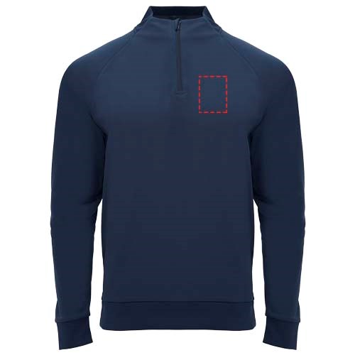 Epiro unisex sweatshirt met lange mouwen en kwartrits