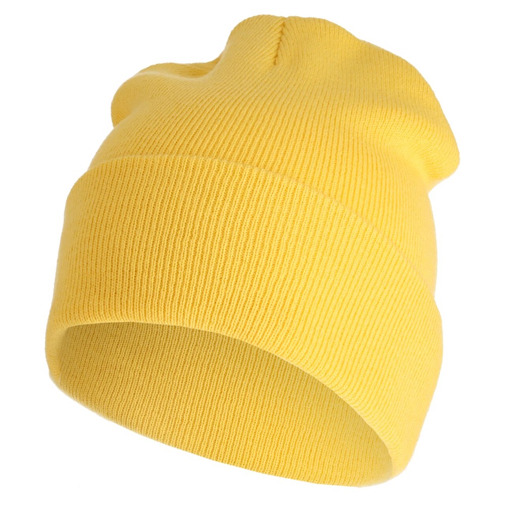 Gebreide muts - Donkergeel (PMS 142c) / Donkergeel