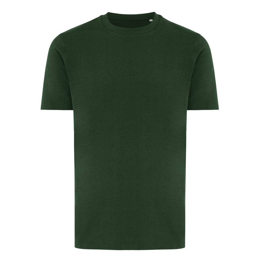 IQONIQ Brett gerecycled katoen t-shirt - forest green (± PMS 19-5920TCX)