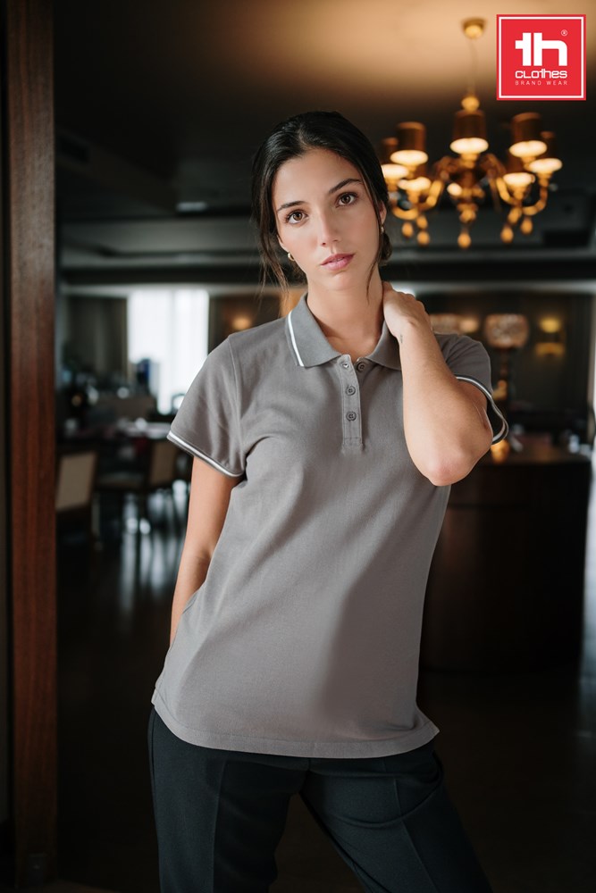 Bicolour polo shirt for women Spectrum women