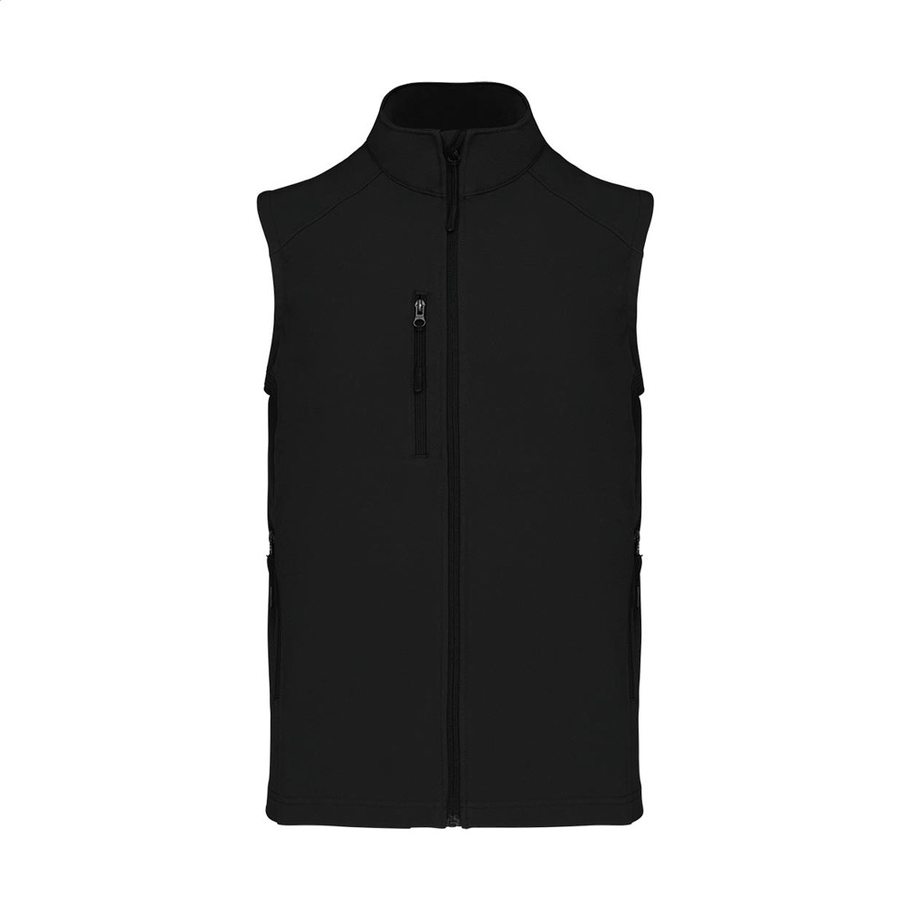 KA403 - 3-laags softshell bodywarmer vest - Zwart