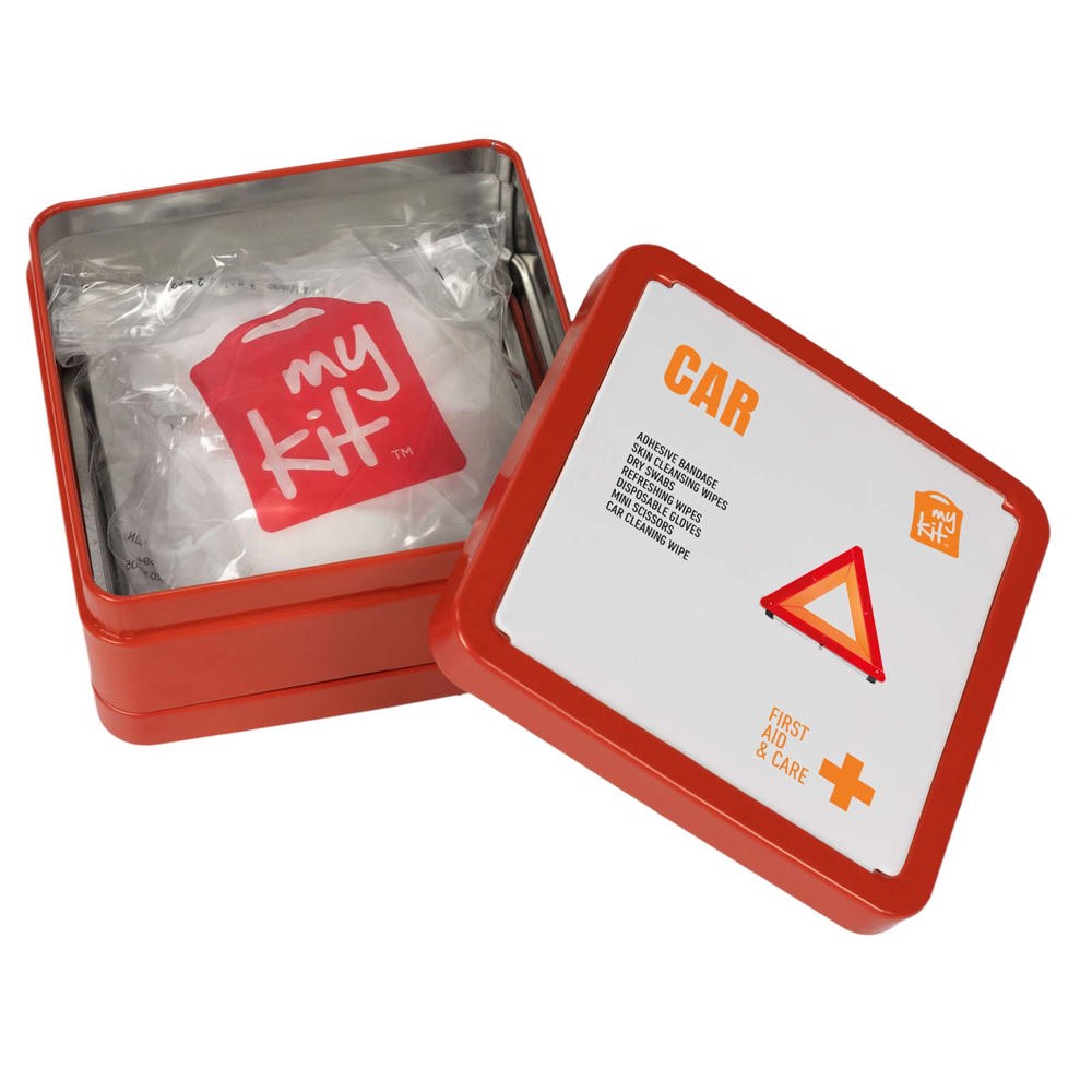 MyKit tinnen EHBO set voor in de auto
