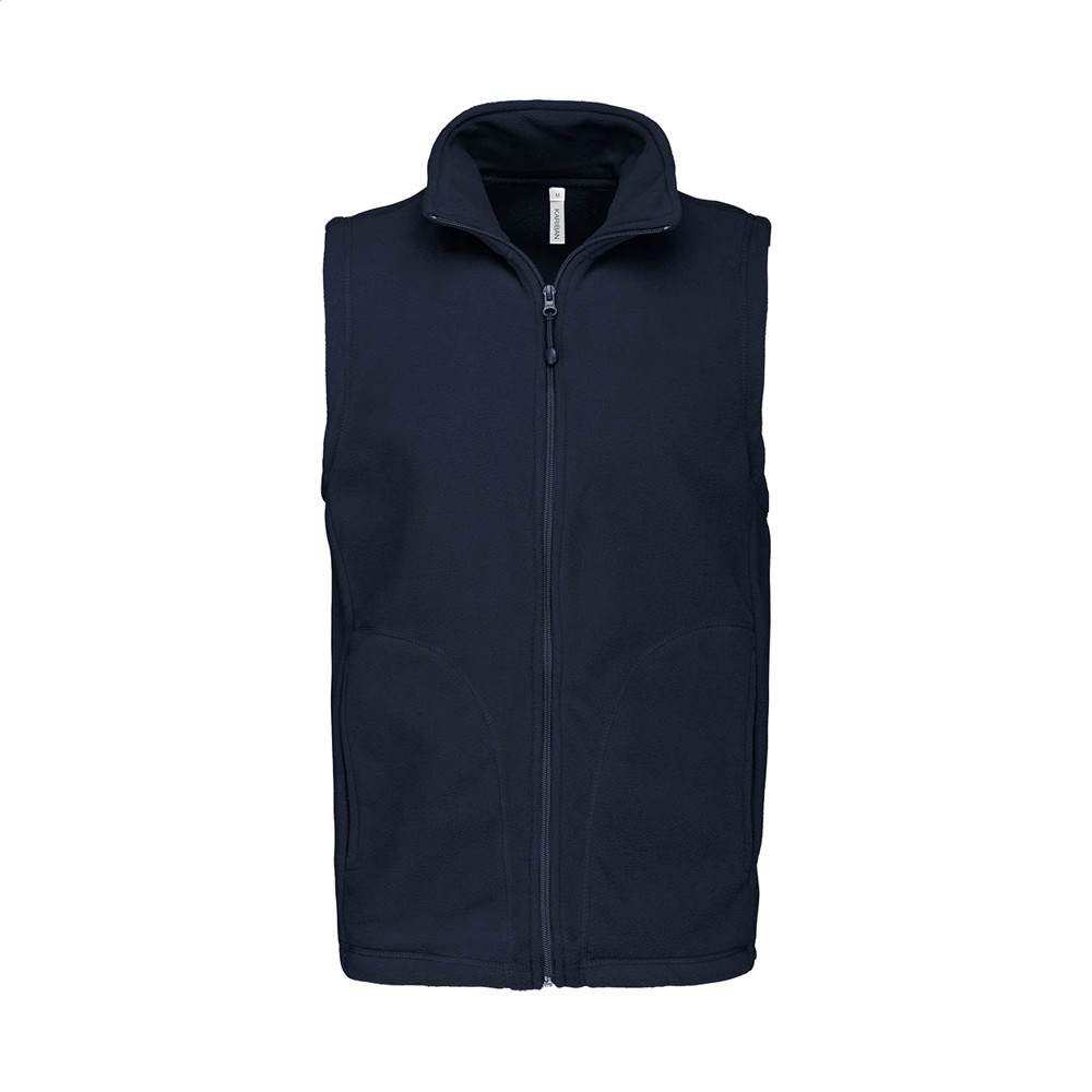 KA913 - fleece bodywarmer vest - donker blauw