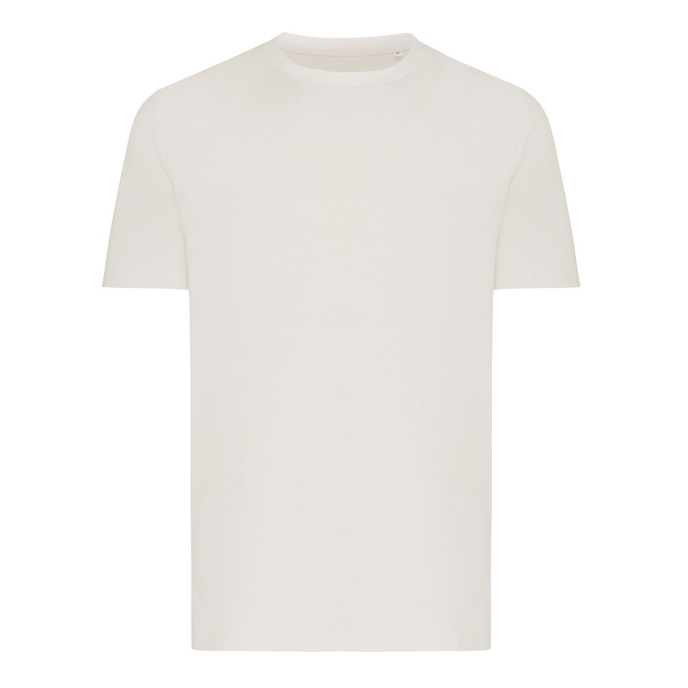 IQONIQ Brett gerecycled katoen t-shirt - ivory white (± PMS 12-2103 TCX)