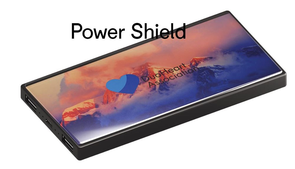 Powerbank Shield zwart 4000 mAh