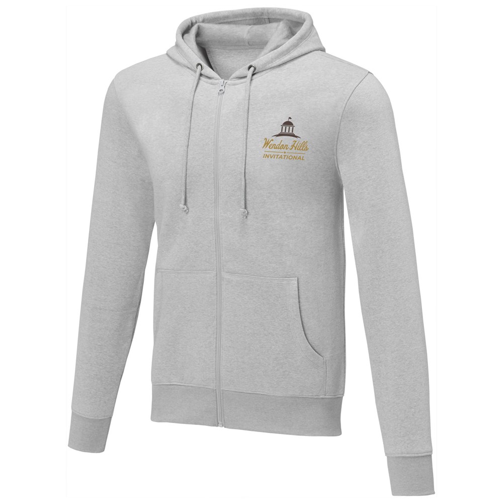 Theron heren hoodie met ritssluiting 