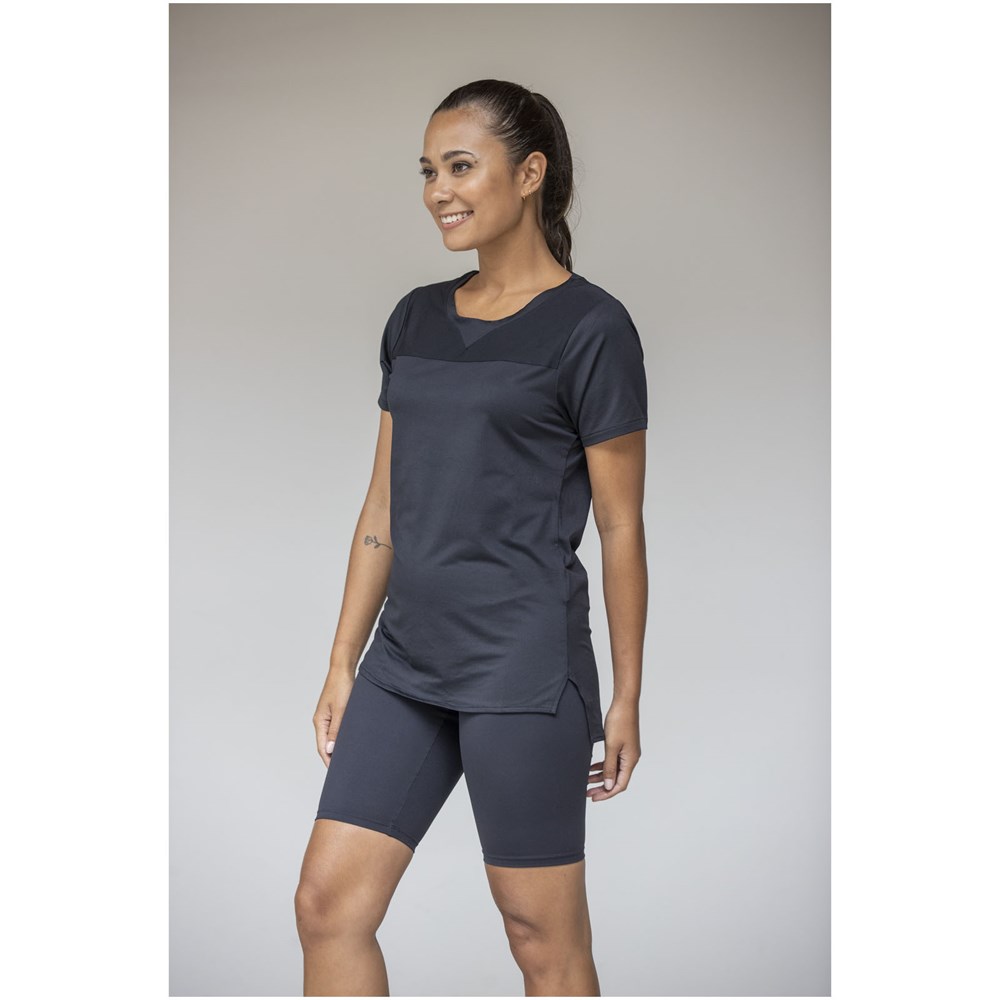 Borax 160 g/m² Dames T-shirt met korte mouwen, cool fit, GRS gerecycled