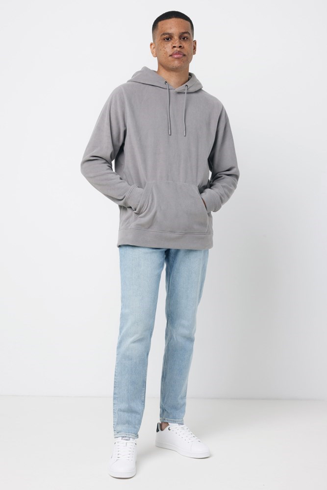 Iqoniq Trivor gerecycled polyester fleece hoodie