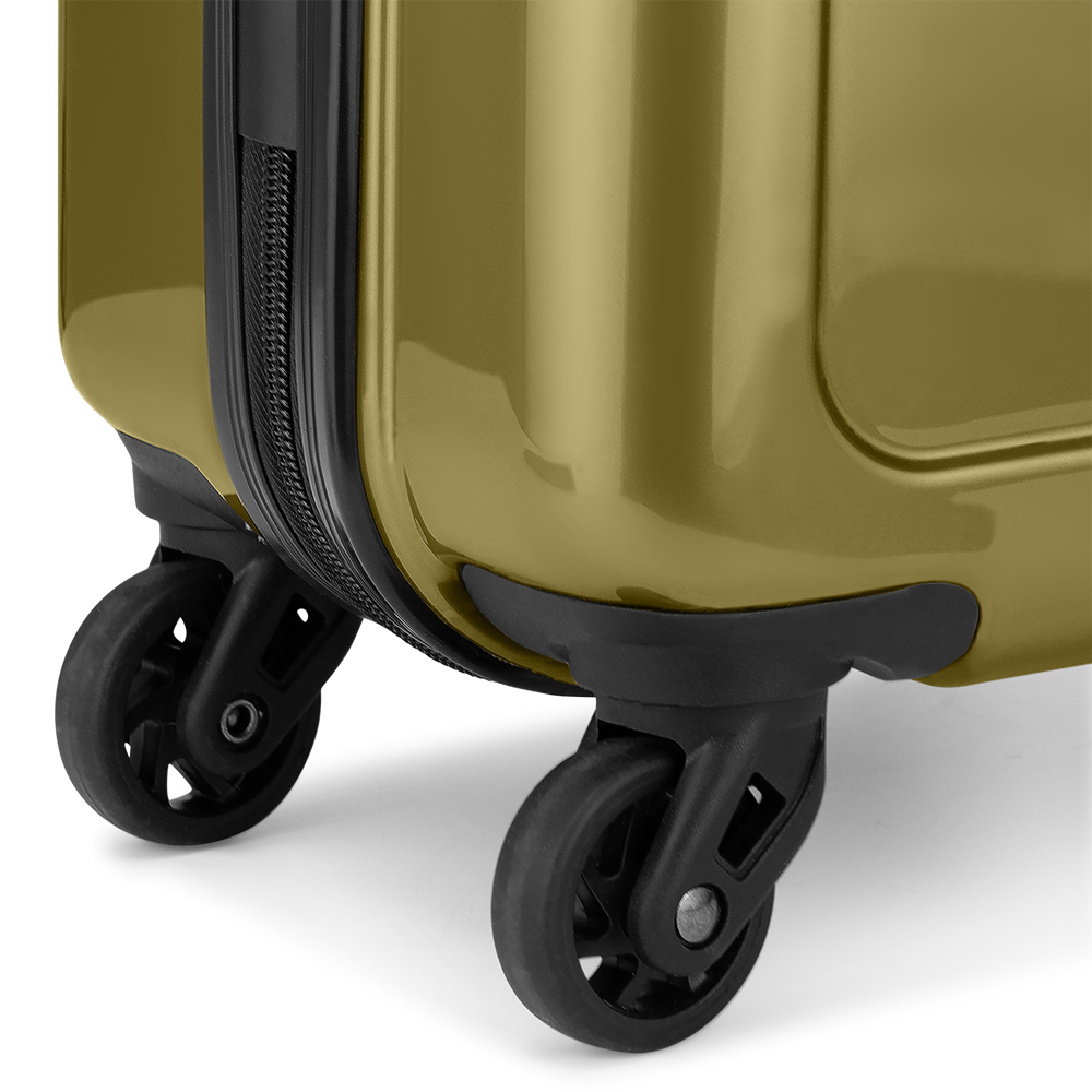 STICKERCASE® 20" Handbagage gold - met gepersonaliseerde sticker en/of individuele namen