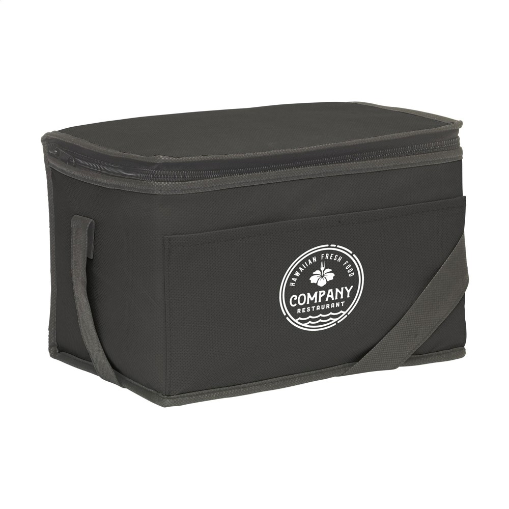 Keep-it-Cool GRS RPET koeltas - zwart (± PMS Black 6C)