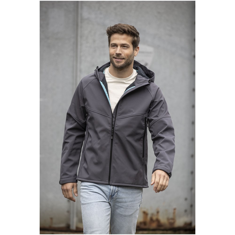 Coltan heren GRS-gerecycled softshell jack