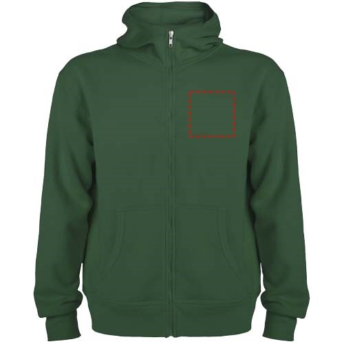 Montblanc unisex hoodie met volledige rits