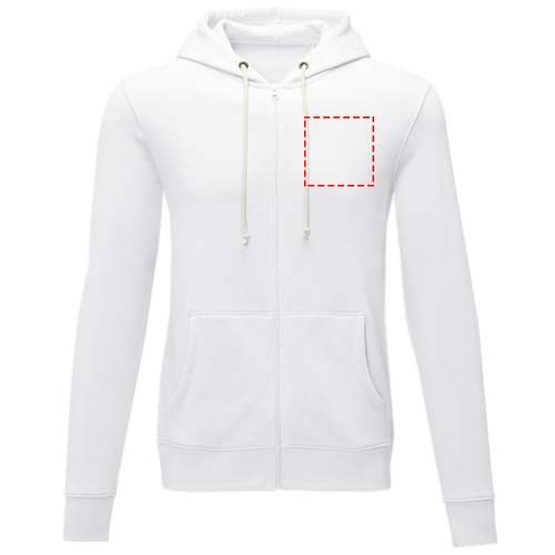 Theron heren hoodie met ritssluiting 